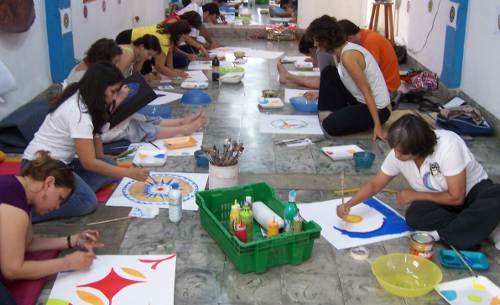 Mandalas en Casa Cultural HuellasW